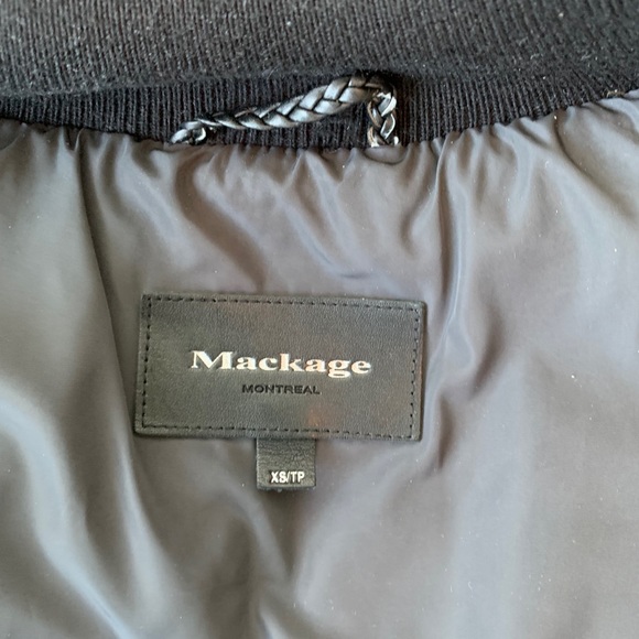 Mackage Kay Parka - XS Grey with Fur Trim - Picture 5 of 7